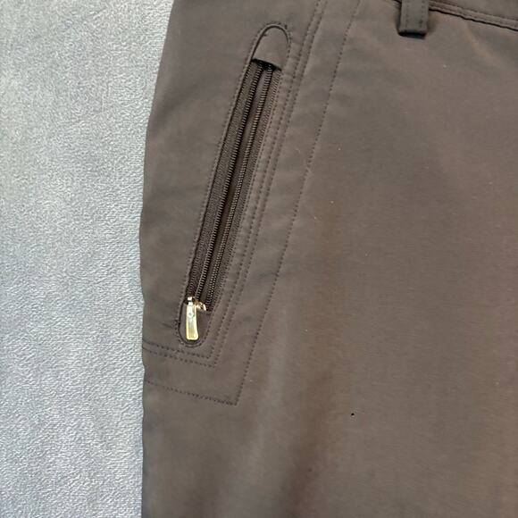 Adidas Golf Performance Trousers Zipper Pockets Womens Size 8 Preppy Windbreaker - Picture 4 of 13